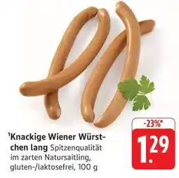 Edeka Knackige Wiener Würstchen lang Angebot