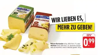 Edeka Milram Burlander oder Müritzer Angebot