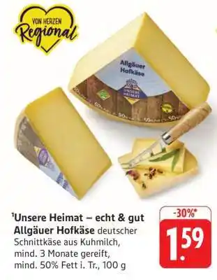Edeka Allgäuer Hofkäse Angebot