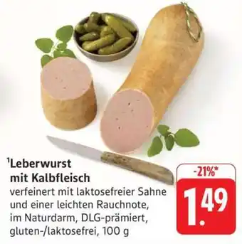 Edeka Leberwurst mit Kalbfleisch Angebot