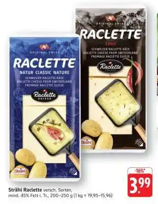Edeka Strähl Raclette Angebot