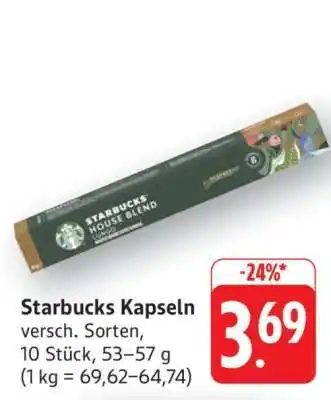 Edeka Starbucks Kapseln Angebot