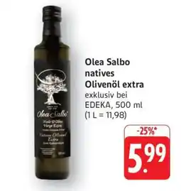 Edeka Olea Salbo natives Olivenöl extra Angebot