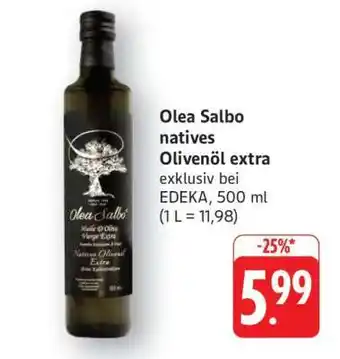 Edeka Olea Salbo natives Olivenöl extra Angebot