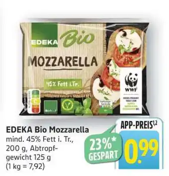 Edeka EDEKA Bio Mozzarella Angebot