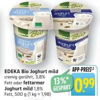 Edeka EDEKA Bio Joghurt mild Angebot