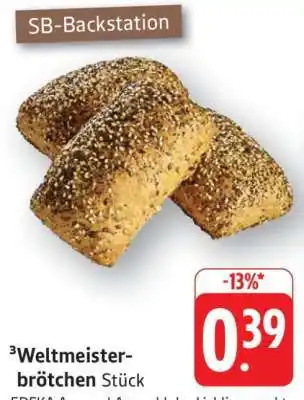 Edeka Weltmeisterbrötchen Stück Angebot