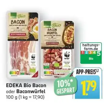 Edeka EDEKA Bio Bacon oder Baconwürfel Angebot