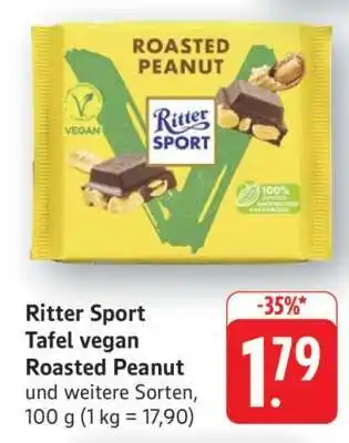 Edeka Ritter Sport Tafel vegan Roasted Peanut Angebot