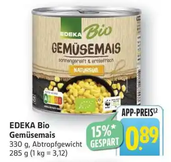 Edeka EDEKA Bio Gemüsemais Angebot