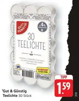 Edeka Gut & Günstig Teelichte Angebot