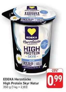 Edeka EDEKA Herzstücke High Protein Skyr Natur Angebot