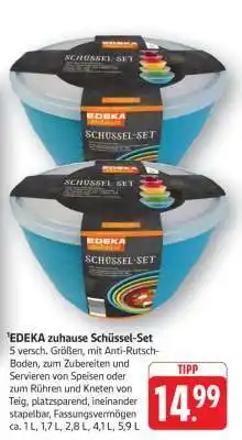 Edeka EDEKA zuhause Schüssel-Set Angebot