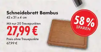 Edeka Schneidebrett Bambus Angebot