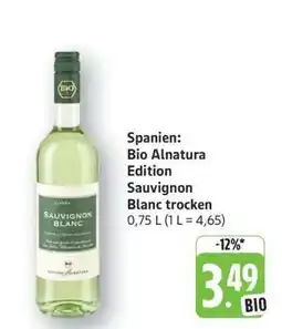 Edeka Bio Alnatura Edition Sauvignon Blanc trocken Angebot