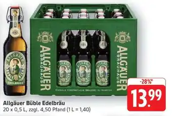 Edeka Allgäuer Büble Edelbräu Angebot