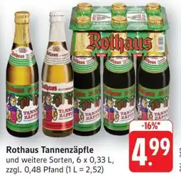 Edeka Rothaus Tannenzäpfle Angebot
