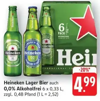 Edeka Heineken Lager Bier Angebot
