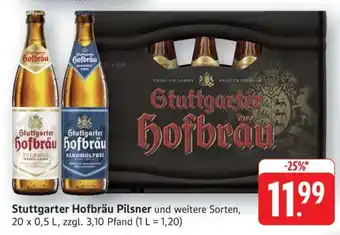 Edeka Stuttgarter Hofbräu Pilsner Angebot