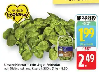 Edeka Unsere Heimat – echt & gut Feldsalat Angebot