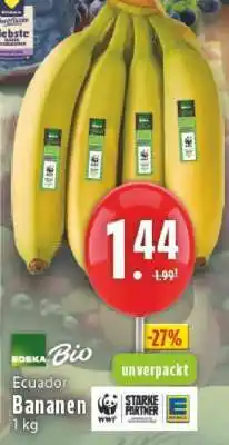 Edeka EDEKA Bio Bananen Angebot