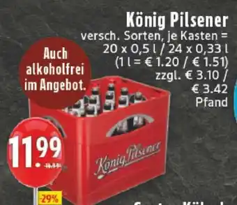 Edeka König Pilsener Angebot