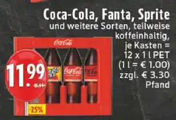 Edeka CocaCola/ Fanta/ Sprite Angebot