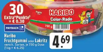 Edeka Haribo Fruchtgummi oder Lakritz Angebot