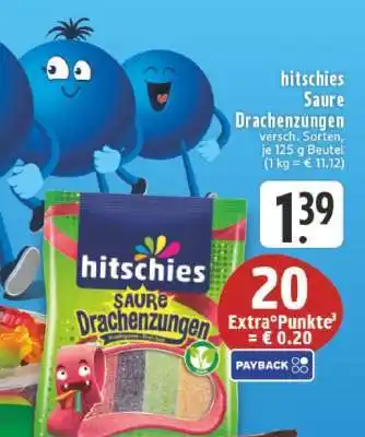 Edeka HITSCHIES Saure Drachenzungen Angebot
