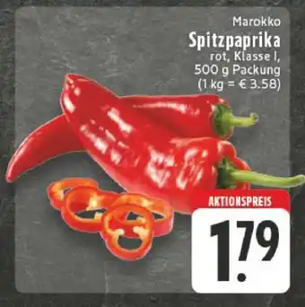 Edeka Spitzpaprika Angebot