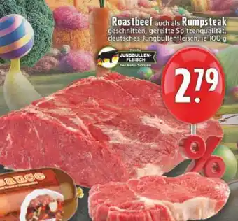 Edeka Roastbeef als Rumpsteak Angebot