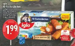 Edeka iglo 10 Fischstäbchen Angebot
