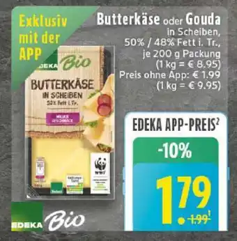 Edeka Butterkäse oder Gouda Angebot