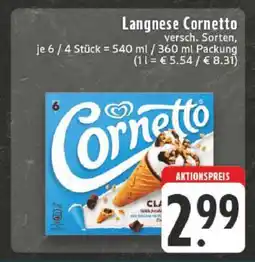 Edeka Langnese Cornetto Angebot