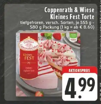 Edeka Coppenrath & Wiese Kleines Fest Torte Angebot