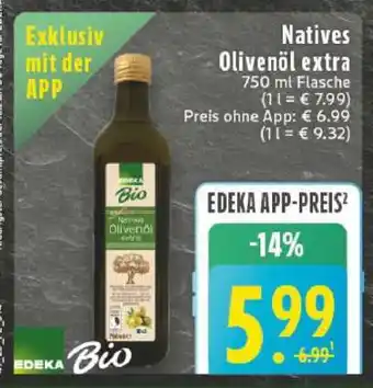 Edeka Natives Olivenöl extra Angebot