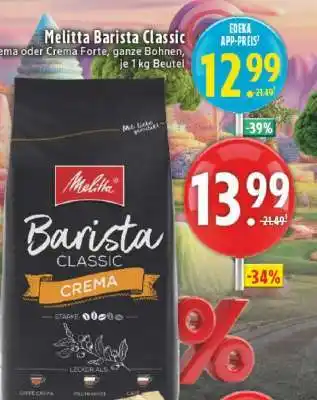Edeka Melitta Barista Classic Angebot
