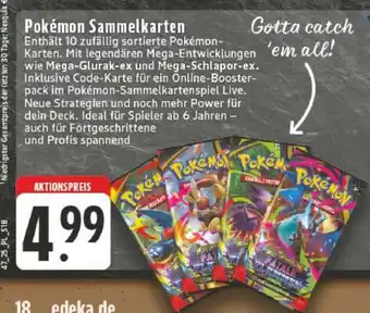 Edeka Pokémon Sammelkarten Angebot
