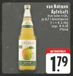 Edeka van Nahmen Apfelsaft Angebot