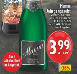 Edeka Mumm Jahrgangssekt Angebot