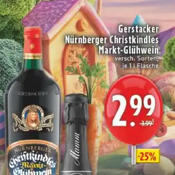 Edeka Gerstacker Nürnberger Christkindles-Markt-Glühwein Angebot