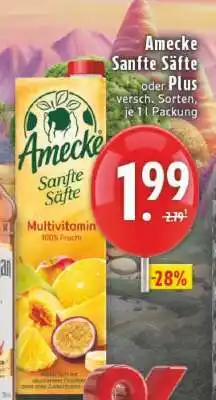 Edeka AMECKE Sanfte Säfte Angebot