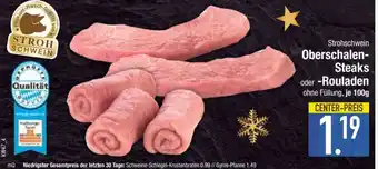 Edeka Strohschwein Oberschalen-Steaks oder -Rouladen Angebot