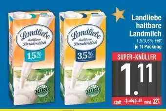 Edeka LANDLIEBE Haltbare Landmilch Angebot