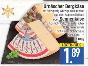 Edeka Urnäscher Bergkäse oder Sennenkäse Angebot