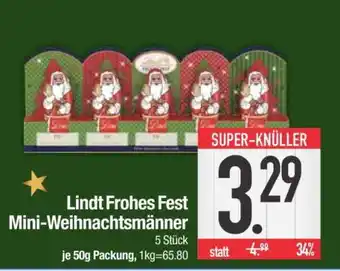 Edeka Lindt Frohes Fest Mini-Weihnachtsmänner Angebot