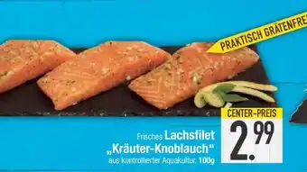 Edeka Frisches Lachsfilet „Kräuter-Knoblauch“ Angebot