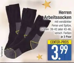 Edeka Herren-Arbeitssocken Angebot