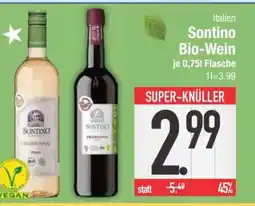 Edeka SONTINO Bio-Wein Angebot