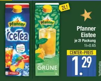 Edeka Pfanner Eistee Angebot